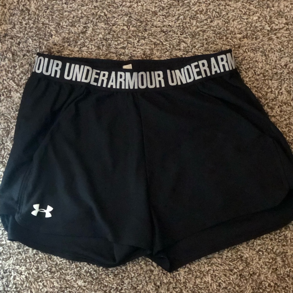 black under armour shorts
